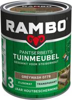 Rambo Pantserbeits Tuinmeubel Zijdemat Transparant - 750 ml Greywash - thumbnail