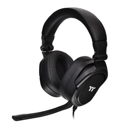Thermaltake Argent H5 Stereo Gaming Headset Over Ear headset Kabel Stereo Zwart Volumeregeling, Microfoon uitschakelbaar (mute) Gamen