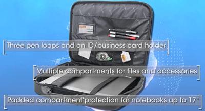 Manhattan Empire Laptoptas Geschikt voor max. (laptop): 43,2 cm (17) Zwart Manhattan Empire Laptoptas Geschikt voor max. (laptop): 43,2 cm (17) Zwart