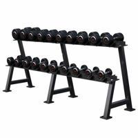 Professioneel dumbell rack met 325 kg dumbells - thumbnail