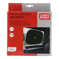 Carpoint Zonneschermen zijruit 38 x 45 cm zwart 2 stuks - thumbnail