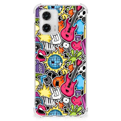 Motorola Moto G73 Anti Shock Bumper Case Punk Rock Motorola Moto G73 Anti Shock Bumper Case Punk Rock