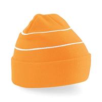 Beechfield CB42 Enhanced-Viz Beanie - Fluorescent Orange - One Size - thumbnail