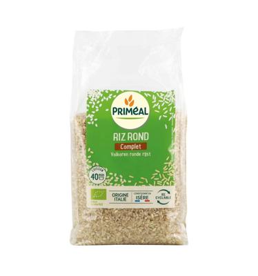 Primeal Volkoren ronde rijst uit Italie bio 1 Kilogram