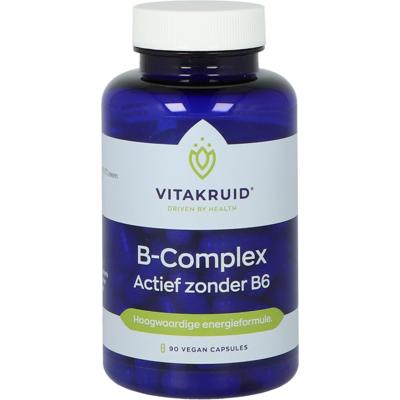 Vitakruid Vitakruid B-complex Actief Zonder B6 (100vc)