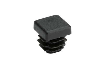 Metafranc Kap Vierkante Buis 25Mm Zw 4St W - WU0640066 Metafranc Kap Vierkante Buis 25Mm Zw 4St W - WU0640066