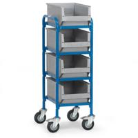 Fetra Hauptartikel 32921 Etagewagen Staal Poedercoating Laadvermogen (max.): 250 kg Stralend blauw (RAL 5007) - thumbnail