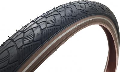 Deli tire buitenband 24x2.125 57-507 zwart/bruin sa-238 reflectie