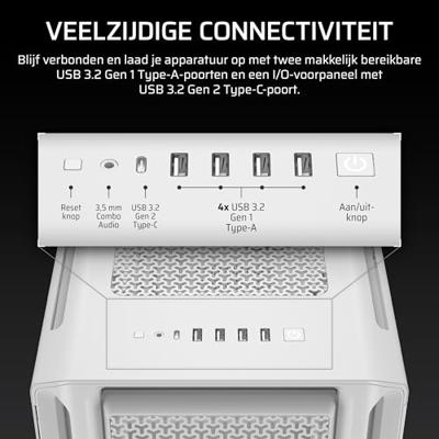 Corsair 5000T Midi-tower PC-behuizing Wit