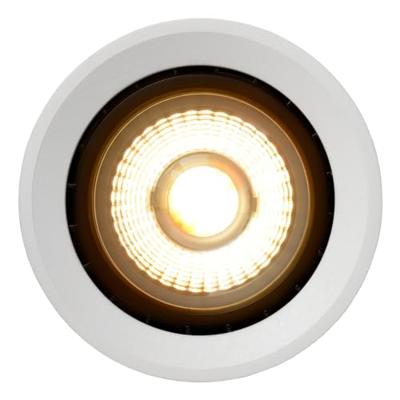 Lucide FEDLER - Plafondspot - Ø 12 cm - LED Dim to warm - GU10 (ES111) - 1x12W 2200K/3000K - Wit