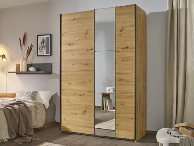 Kledingkast SLIDO 2 schuifdeuren 131 cm Kledingkast SLIDO 2 schuifdeuren 131 cm