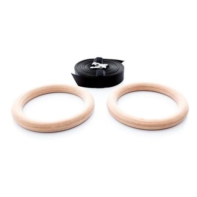 Muscle Power Houten Ringen Set MP1053