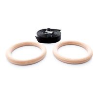 Muscle Power Houten Ringen Set MP1053 - thumbnail