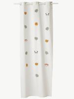 Hanoi dieren zeef oogjes krans gordijn ecru - thumbnail