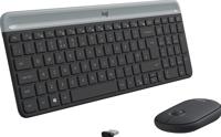 Logitech mk470 slim draadloze desktopset (zwart, us-international lay-out (qwerty), scissor switches, 100%, 1000 dpi) - thumbnail