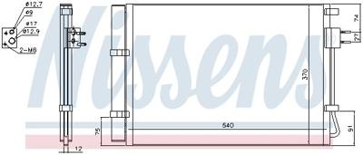 Condensor, airconditioning 940636 Condensor, airconditioning 940636
