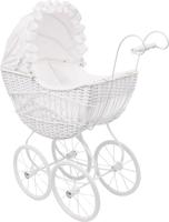 Vintage Rieten Poppenwagen Evelin - thumbnail