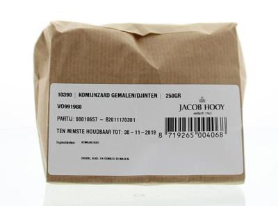 Jacob Hooy Komijnzaad gemalen/djinten 250 Gram Jacob Hooy Komijnzaad gemalen/djinten 250 Gram