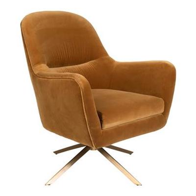 Dutchbone Fauteuil 'Robusto', kleur Goud Dutchbone Fauteuil 'Robusto', kleur Goud