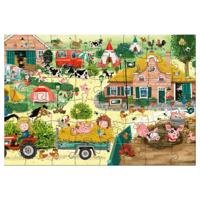 Rebo Publishers Puzzel cas & cato boerderij, 48st. - thumbnail