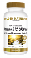 Golden Naturals Vitamine B12 6000mcg Zuigtabletten - thumbnail