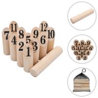 VidaXL Nummer kubb spelset hout - thumbnail
