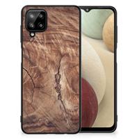 Samsung Galaxy A12 Houten Print Telefoonhoesje Tree Trunk - thumbnail