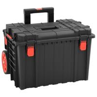 Flightcase draagbaar 57x35x32,5 cm PP zwart - thumbnail