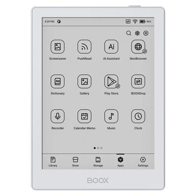BOOX Go 6 e-reader (Wit, 2 GB | 32 GB | Android 11)