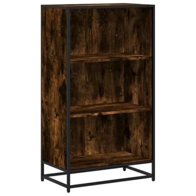 Boekenkast 60x35x107,5 cm bewerkt hout gerookt eikenkleurig Boekenkast 60x35x107,5 cm bewerkt hout gerookt eikenkleurig