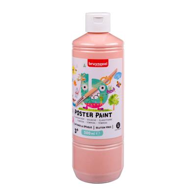 Plakkaatverf bruynzeel fles 500ml beige roze | 10 stuks