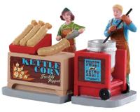 Kerstfiguur Kettle corn stand set of 2 LEMAX - Lemax - thumbnail