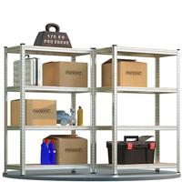 Monzana Opbergrek metaal tot 700kg draagkracht-monteren zonder schroeven (set van 2 stuks) - thumbnail