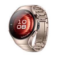 HUAWEI WATCH 5, 42 mm Smartwatch, Multi-Sensing X-TAP, Gezondheid APK, Real-Time Vingertop Bloedzuurstof, tot 7 dagen batterijduur, eSIM, 904L roestvrij staal, iOS & Android, Goud - thumbnail