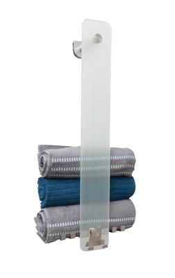 Best Design Best-Design "Ore" IBRO wand-Handdoek opbergbeugel RVS/Mat-glas Best Design Best-Design "Ore" IBRO wand-Handdoek opbergbeugel RVS/Mat-glas