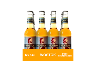 Wostok dadel granaatappel fles (12x 33cl)