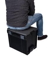 Sortimo L-BOXX 374 6100000308 Gereedschapskist (leeg) ABS Zwart (l x b x h) 442 x 357 x 389 mm - thumbnail