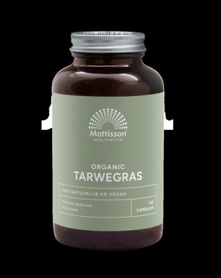 Mattisson Organic tarwegras 600mg bio 120 Capsules Mattisson Organic tarwegras 600mg bio 120 Capsules