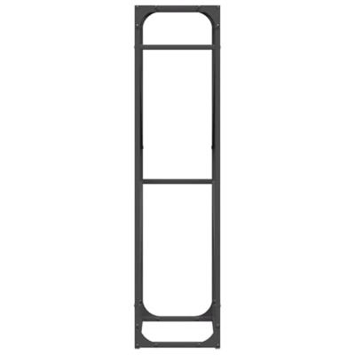 Brandhoutrek 40x25x100 cm koudgewalst staal zwart