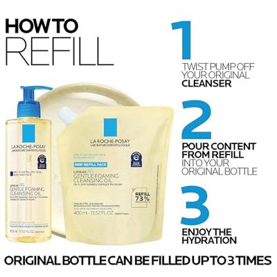 La Roche-Posay Lipikar AP+ Anti-Irritation Cleansing Oil Refill La Roche-Posay Lipikar AP+ Anti-Irritation Cleansing Oil Refill