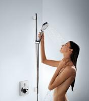 Hansgrohe Raindance select glijstangset 90cm met handdouche wit-chroom 26631400 - thumbnail