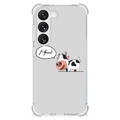 Samsung Galaxy S23 Stevig | Bumper Hoesje | Cow