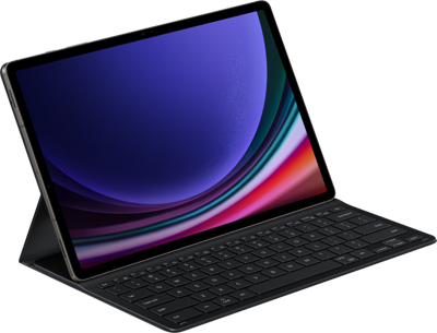 Samsung Galaxy Tab S9 FE+ / S9+ Book Cover Toetsenbord Slank, Tablet Protector Case, Dun en Lichtgewicht Ontwerp, Magnetische Achterkant, PC-achtige Ervaring, Draadloos Toetsenbord Delen,