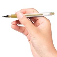 Gelschrijver Pentel K118 Grip medium goud | 12 stuks - thumbnail