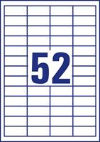 Etiket Avery Zweckform 3650 48x21mm wit 5200 etiketten - thumbnail