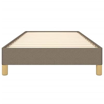 Bedframe stof taupe 90x200 cm Bedframe stof taupe 90x200 cm