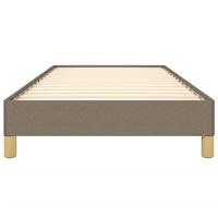 Bedframe stof taupe 90x200 cm - thumbnail