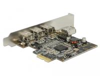Delock 89864 PCI Express x1-kaart > 3 x externe FireWire B + 1 x interne FireWire A - thumbnail