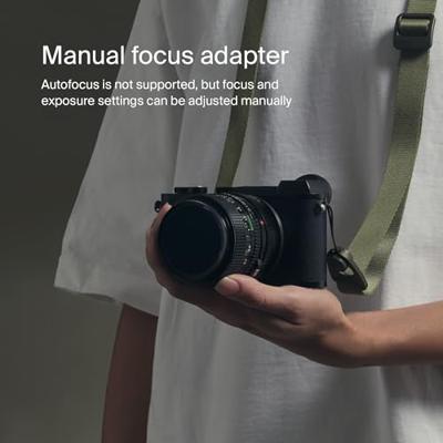 Urth Lens Mount Adapter: Compatible with Olympus OM Lens to Canon (EF / EF S) Camera Body - thumbnail