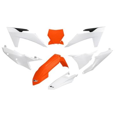 UFO PLAST kappenset trim kit ufo ktm oem or/wt/bk